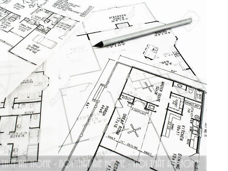 Xác định diện tích để thiết kế nội thất chung cư